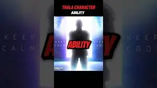 😲 Thala Character Ability Bare Mein Pata Hai 🤯 Thala Character Ability 💥 #shorts