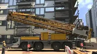 Grue &agrave; tour mobile    huge construction