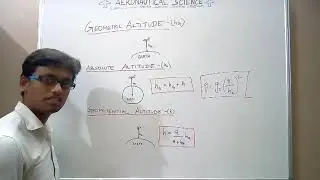 Different types of altitude |geometric | absolute | geopotential altitudes