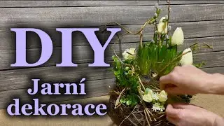 DIY - jednoduchá jarní dekorace #diy #inspiration #foryou #like #for #fypシ #decoration #decor 