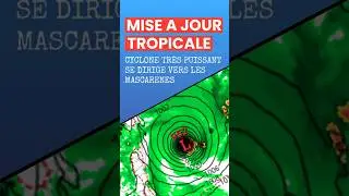 Le puissant cyclone Grant menace l'&icirc;le Maurice et La R&eacute;union ! #weather #maurice #cyclone