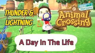 Animal Crossing: New Horizons | A Day in the Life | Thunder & Lightning