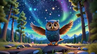 Three Starry Owls Guard the Night | Magical Rhyme for Kids | Baby Songs and Preschool Learning