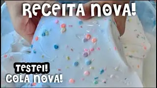 A SLIME MAIS PERFEITA QUE J&Aacute; FIZ! MELHOR RECEITA DE SLIME ! GLOSSY SLIME ! BEST SLIME RECIPES EVER !
