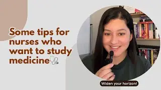 Some tips for nurses who want to study medicine 🩺 #nurse #medicalstudent 