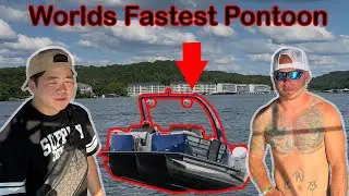 I rode on the FASTEST PONTOON BOAT in the WORLD!!!!!