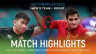 Highlights | Pang Yew En Koen (SGP) vs Martin Allegro (BEL) | MT Grps | #ITTFWorlds2022