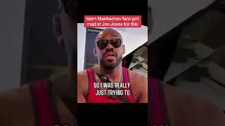 Islam Makhachev fans got mad at Jon Jones for this #ufc #jonjones #islammakhachev