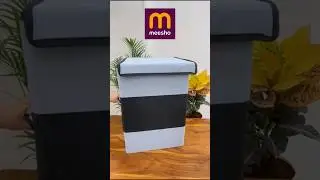 Foldable Laundry Basket 😱 #shorts #meesho #home #meeshohaul #viral #wishlinked #meeshofinds #new