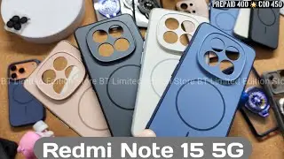 Redmi Note 15 : New Stylish Silicone NO Magsafe Best Back Cover Case