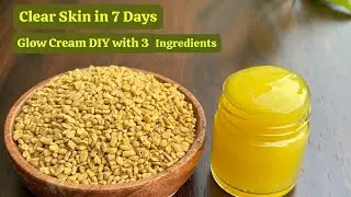 Skin Brightening Cream at Home | Aloe Vera + Turmeric + Methi | Remove Pimples & Dark Spots #youtube