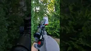 Airsoft Novritsch SSG10 Sniper Rifle One Hand Shooting