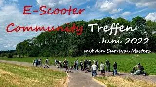 Kaabo Wolf King GT, IO Hawk - E Scooter Community Treffen Jun-2022 - Survival Masters