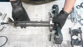 【TOOL・machine・工具・機械】テーパーローラー抜くのに良い？ステムベアリングプーラーKAWASAKI 品番[ 57001-158 ]ツール（スペシヤル）