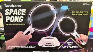 BROOKSTONE SPACE PONG MOTORIZED LIGHT PROJECTOR Shop with us at T.J. MAXX!!!