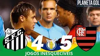 SANTOS 4 X 5 FLAMENGO - 55 MIN DOS MELHORES MOMENTOS - CAMPEONATO BRASILEIRO 2011
