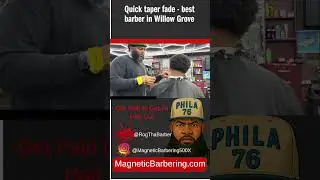 Ultimate Quick Taper Fade Tutorial by Willow Grove's Top Barber #BarberMagic #TaperFade