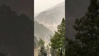 Live snow fall 🥶 sangar #swat #shorts #youtubeshorts #winter