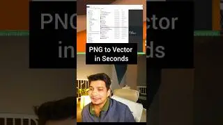 PNG to Vector in Seconds #design #graphics #graphicdesign #illustrator #png #vector #shorts