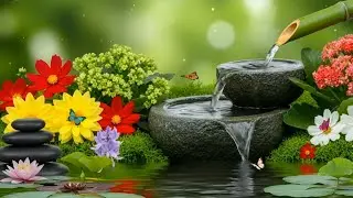 Sleep Music🌙Soft Piano+Gentle Water Sounds Stress Insomnia Relief,Soothing Music for Deep Relaxation