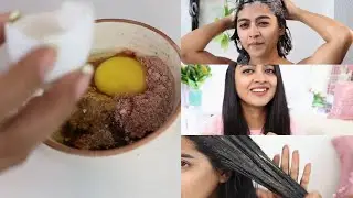 How to use Egg in Haircare Routine + Mamaearth Eggplex Range Review