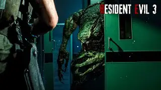 Resident Evil 3 Remake | Iconic Moments | Carlos vs Hunter Beta (Hospital Encounter)