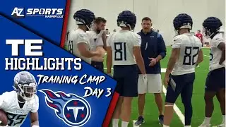 Austin Hooper, Chig Okonkwo, TE Highlights: Titans Training Camp Day 3