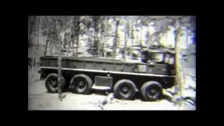 LARC V and Chrysler 8x8 in action