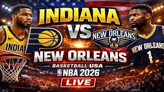 Indiana Vs New Orleans 🏀BASKETBALL USA NBA 2026 Live Score & Update