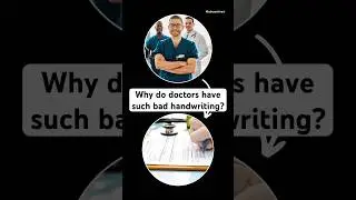 Why do doctors have such bad handwriting? #doctorshandwriting #doctorfacts