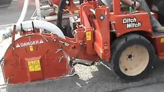 RT45 Tractor with MT12 Micro Trencher