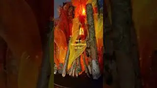 Pretend Life-size Campfire! 🔥Flameless fire for camp displays, photo props,  parties, or rainy days!