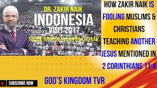 Zakir Naik is fooling Muslims & Christians with this simple & Stupid challenge. #allah #bible