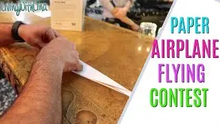 Carnival Victory Cruise Ship Activities onboard: Paper airplane contest on a cruise ship