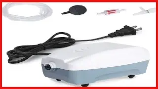 HITOP Single Outlet Aquarium Air Pump, Fish Tank Aerator with Accessories , Quiet Oxygen Pump