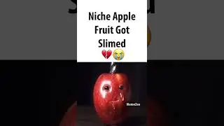 apple gets slimed💔😢