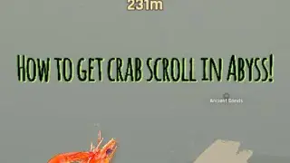 🦀🌊 How To Get Crab Scroll In Abyss 📜⚔️ #roblox #gaming #abyss #tutorial  #robloxedit #ytshorts