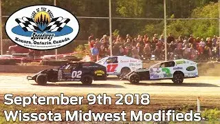 September 9th 2018, LOW Speedway Wissota Midwest Modifieds Heat & Feature