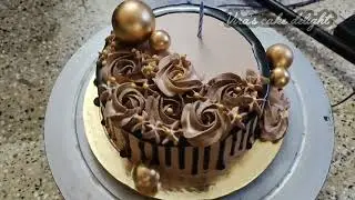 Cake decorating tutorial for beginners homebaker 🎉🎂