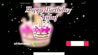 Sadaf Happy Birthday Song | birthday  wishes for sadaf | wishesonline.net