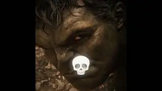 Iron Man V/S Hulk | Skull Edit 💀| Passo Bem Solto Edit | #reels