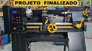 Como Fazer um Torno Caseiro Parte 100 (FINAL) - Instalação da Elétrica e Finalização
