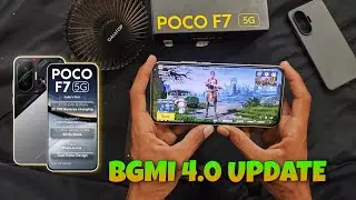 POCO F7 SUPER SMOOTH+120FPS? BGMI 4.0 UPDATE 