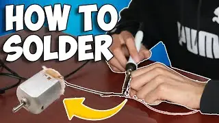 How to SOLDER DC Motor with Wires | Arduino - Quick & Easy Guide
