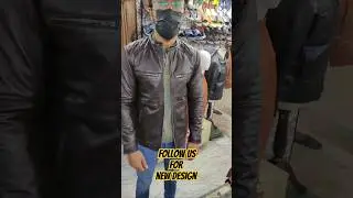 Genuine Leather Jacket for men - Brown sheepskin leather jacket @hussainleather