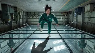 Glass Bridge: Shatter & Fall (Squid Game Lyrics Music Video)