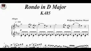 Rondo in D Major K.485 - Wolfgang Amadeus Mozart, Piano