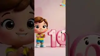 Learn Number 10 with Happy Kid 😄 | Counting for Kids | #shorts #kidslearning #preschoollearning