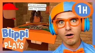 Pizza Delivery! | Blippi Plays |  Moonbug Kids - Games & Playtime