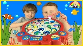 Let's Go Fishing Game Family Fun Games Activity for Children Learn Colors